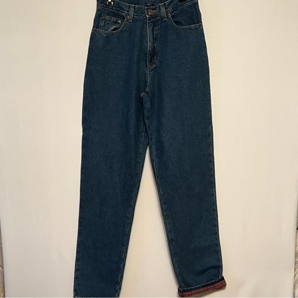 LL Bean, woman’s flannel jeans size 8T